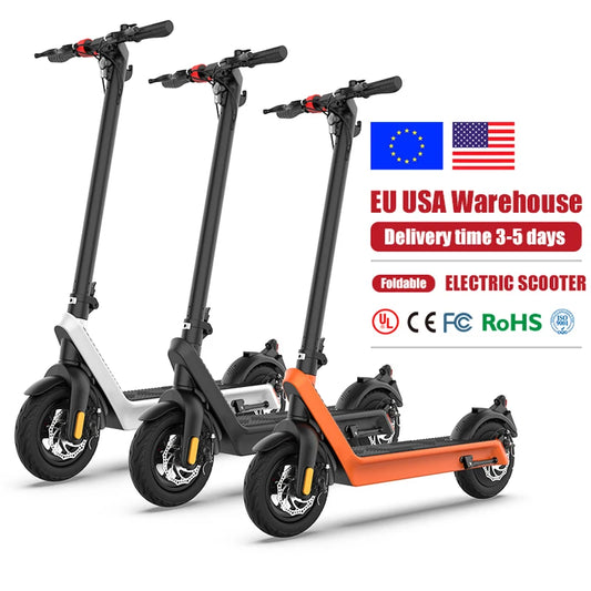 Trottinette Électrique HX X9 – Repliable, 65–100km, 3 Vitesses, IP54, Batterie Amovible | CE/FCC/RoHS