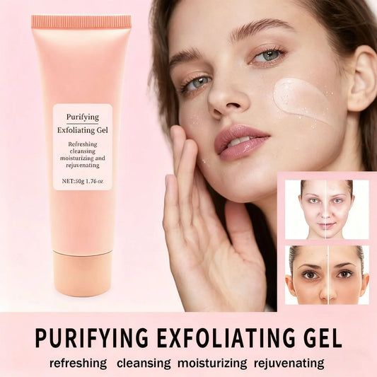 Gel Exfoliant Visage 50g – Gommage Doux, Nettoyage des Pores & Contrôle du Sébum