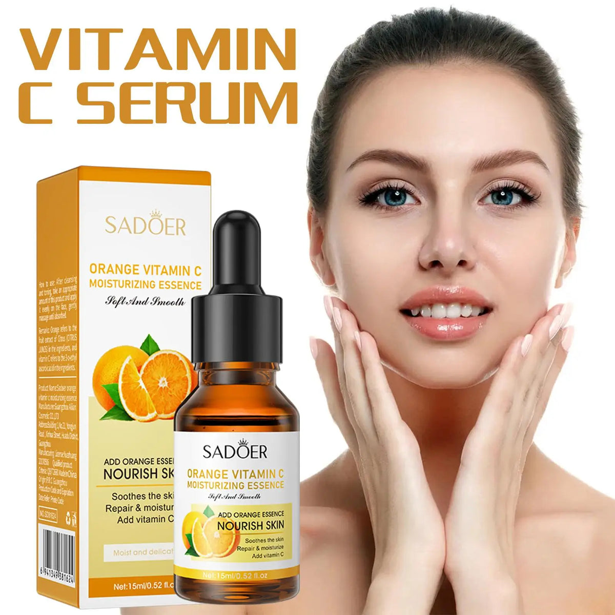 Sérum Visage Aloe Vera & Vitamine C — Hydratant, Éclat & Anti-Âge