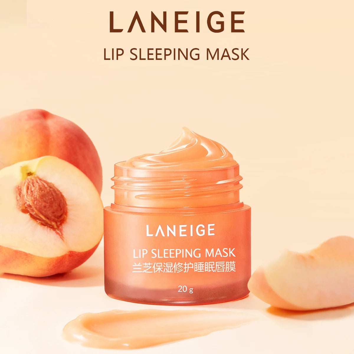 Laneige Masque de Nuit pour les Lèvres 20g – Hydratation Longue Durée, Texture Gel-Crème, Soin Coreen