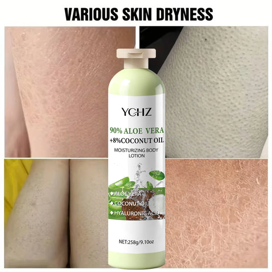 Aloe Vera & Coconut Oil Body Lotion 258g – Hydration & Anti-Aging