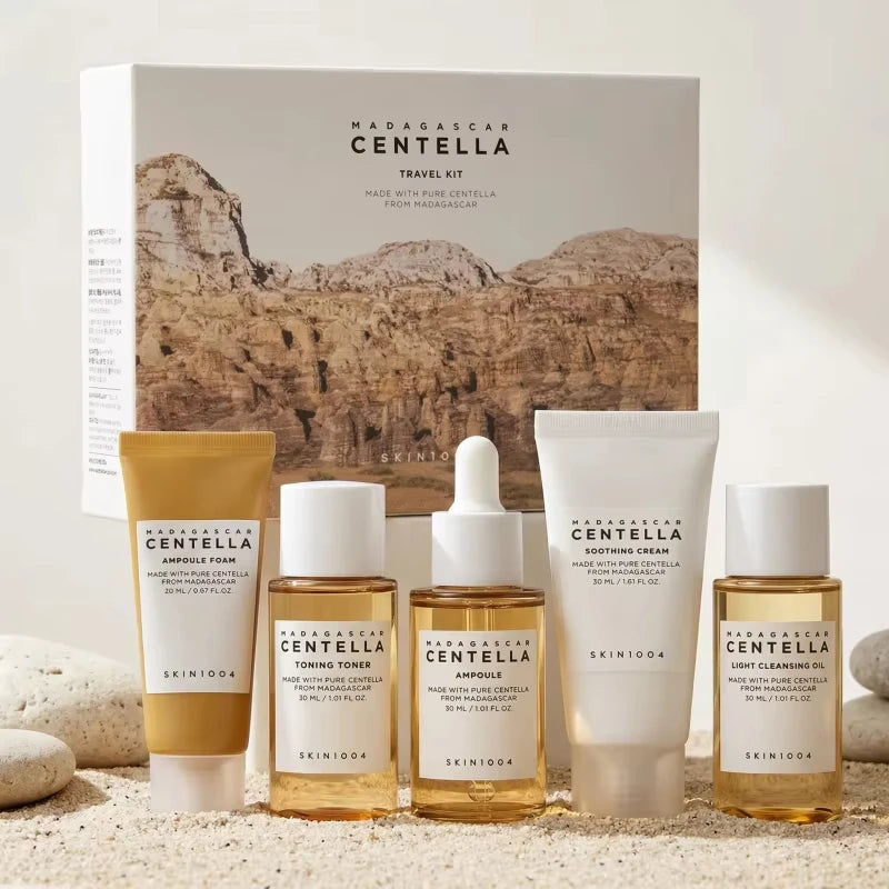 SKIN1004 Kit Voyage Centella Asiatica 5 Pièces – Soin Apaisant Peaux Sensibles