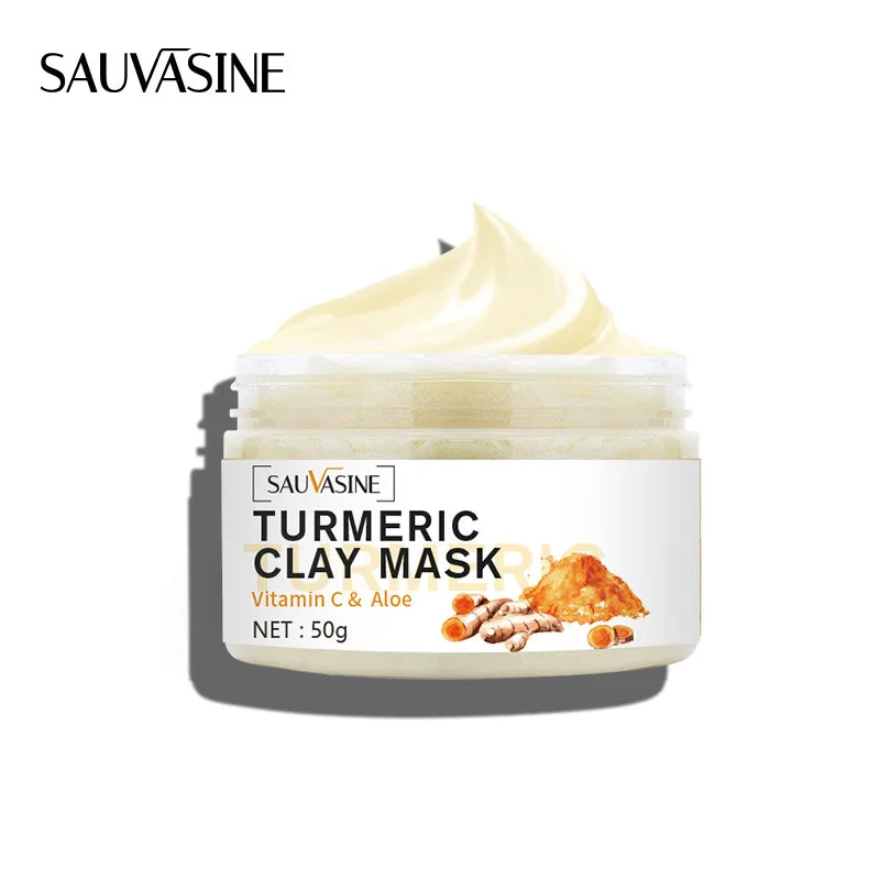 Masque Argile Curcuma & Vitamine C LAIKOU | Purifiant, Anti-Acné & Éclatant | Certifié CPNP