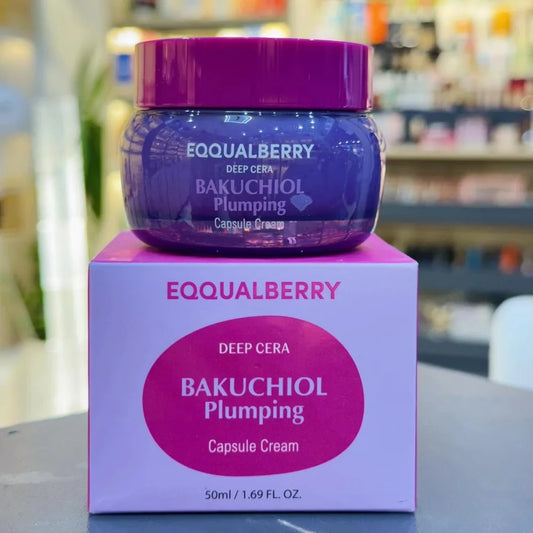 EQQUALBERRY Sérum Vitamine C & Crème Bakuchiol – Raffermissant, Anti-Pores, Peaux Sensibles