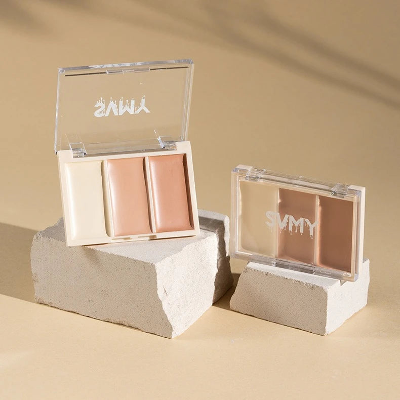 Palette Correcteur Crème 3 Couleurs – Anti-Cernes, Couvrance Totale & Fini Naturel