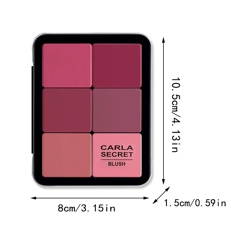 Palette Blush Matte 12 Teintes | Waterproof, Longue Tenue & Fini Naturel