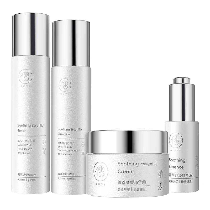 Coffret Soin Visage Peaux Sensibles RUYI – Lotion Camélia & Crème Hydratante