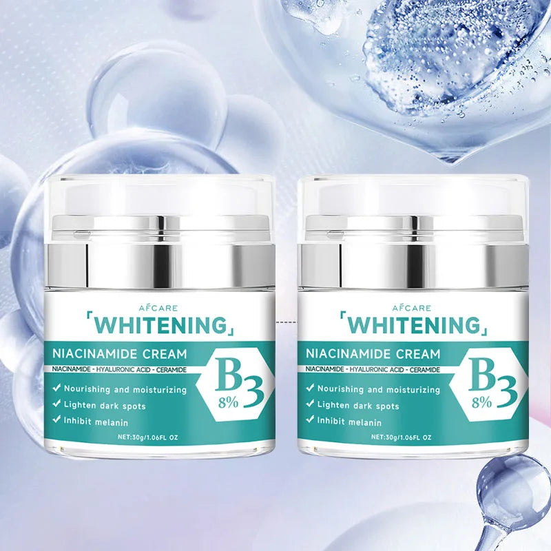 Crème Visage Niacinamide AFCARE | Éclatante, Hydratante & Unifiante | Certifiée CPNP