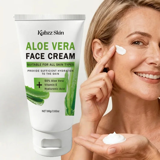 Crème Visage à l'Aloe Vera – Hydratation Intense, Éclat & Douceur