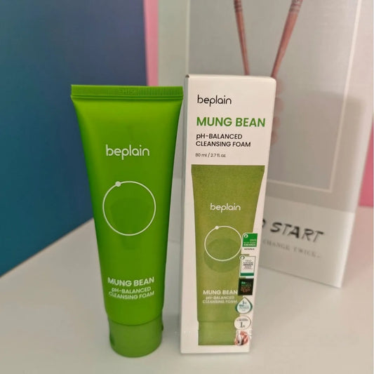 Nettoyant Visage Beplain Haricot Mungo | Nettoyage Profond & Hydratant | K-Beauty 80ml