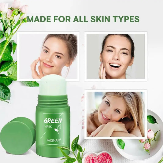 Masque Argile au Thé Vert eelhoe 40g – Anti-Points Noirs, Pores & Hydratant