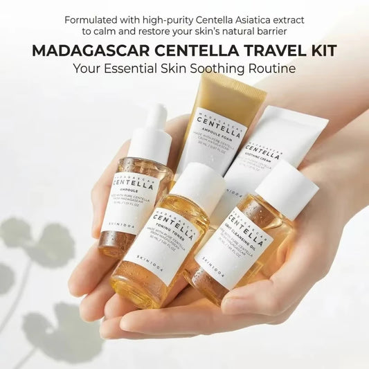 SKIN1004 Kit Voyage Centella Asiatica 5 Pièces – Soin Apaisant Peaux Sensibles