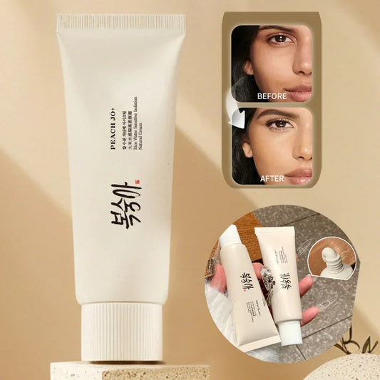 Crème Solaire Coréenne SPF50+ à l'Extrait de Riz – Hydratante, Éclat & Teint Unifié