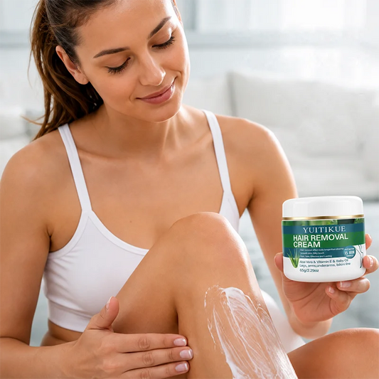 Crème Dépilatoire Aloe Vera & Vitamine E – Action Rapide 15 Min 65g