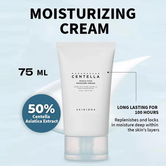 SKIN1004 Coffret Centella Hyalu-Cica – Crème Hydratante 75ml & Crème Solaire SPF50+ PA++++