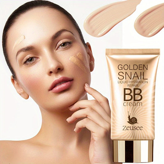 BB Cream Fond de Teint & Primer 3-en-1 – Couvrance Totale, Hydratant & Waterproof