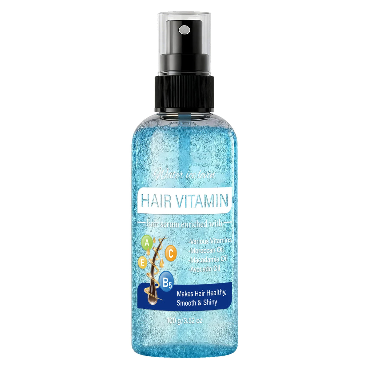 Sérum Capillaire Vitaminé – Argan, Macadamia & Avocat | Spray 100g