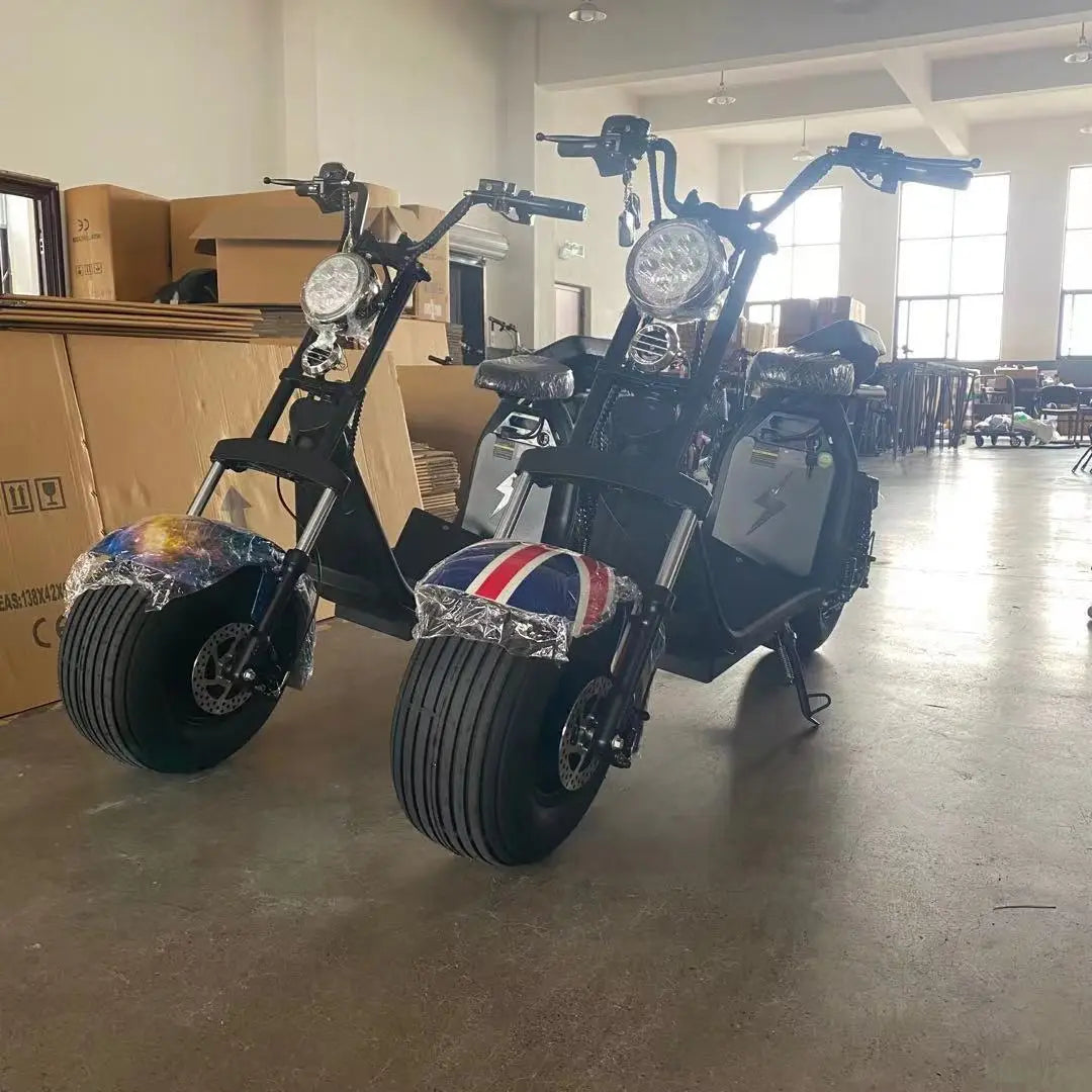 Scooter Électrique Citycoco YIDE – Châssis Acier, 60V 12/20Ah, Batterie Amovible, Full Suspension | 10 Coloris