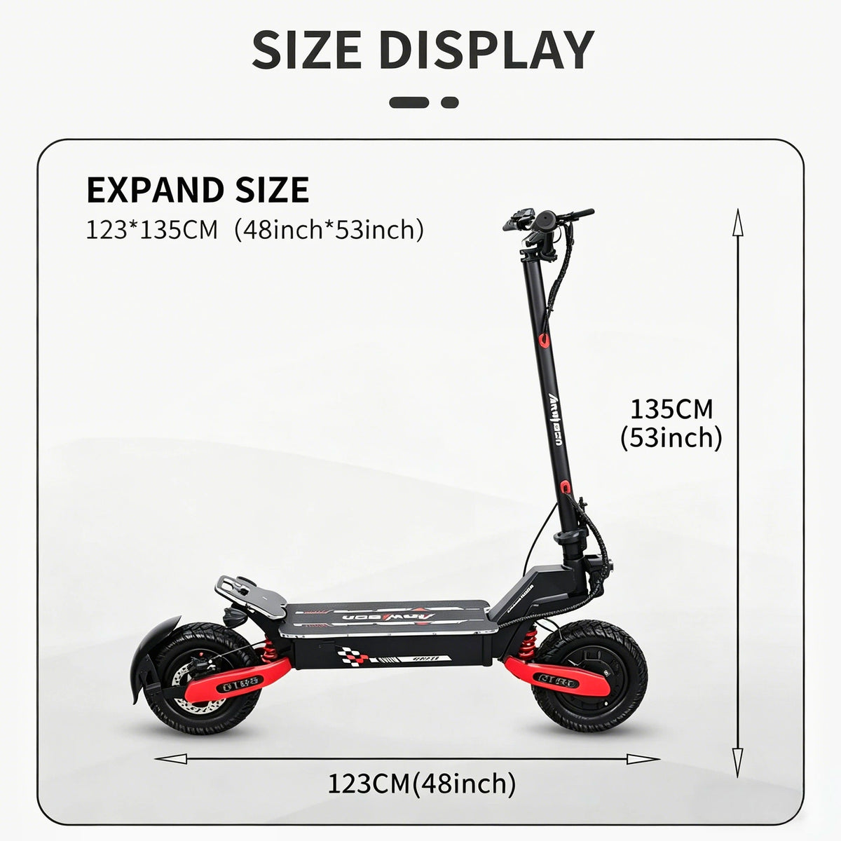 Trottinette Électrique Tout-Terrain T3 – Moteur 1200W, Batterie 48V 13Ah, Pneus 11" & Feux Eagle Eye