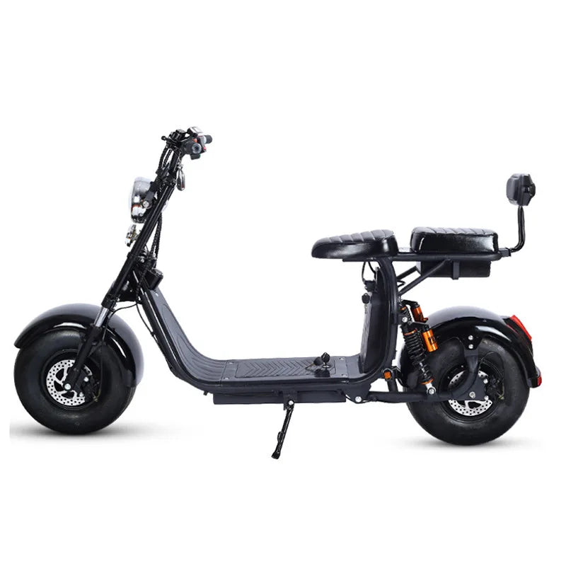 Scooter Électrique Citycoco YIDE – Châssis Acier, 60V 12/20Ah, Batterie Amovible, Full Suspension | 10 Coloris
