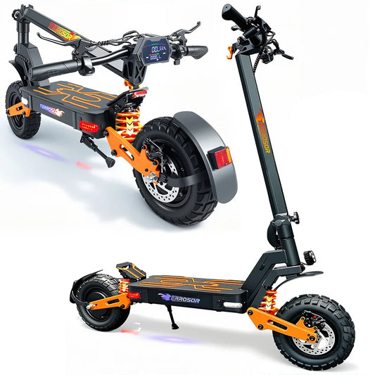 Trottinette Électrique T10 750W – 48V 18Ah, 45km/h, 70km, Suspension Hydraulique | Stock US