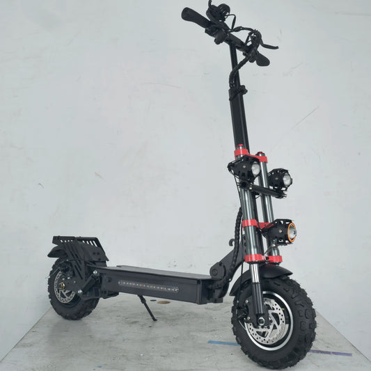Trottinette Électrique 5600W Double Moteur – 48V 20Ah, 78km/h, Pneus 11", Suspension Intégrale | Tout-Terrain