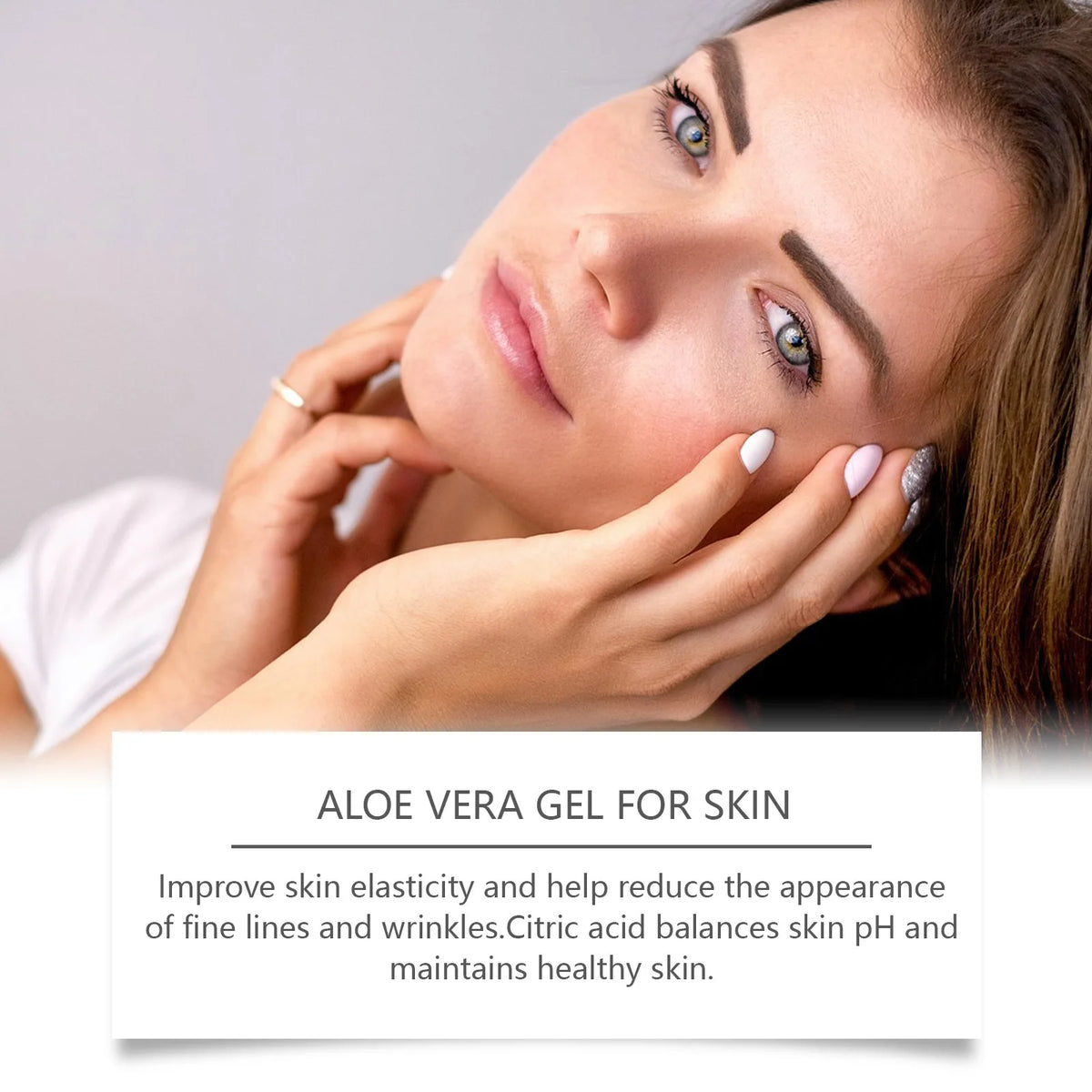 Gel Visage Aloe Vera — Hydratant, Apaisant & Rafraîchissant