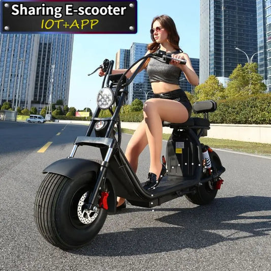 Scooter Électrique Citycoco YIDE – Châssis Acier, 60V 12/20Ah, Batterie Amovible, Full Suspension | 10 Coloris