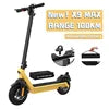 Trottinette Électrique HX X9 – Repliable, 65–100km, 3 Vitesses, IP54, Batterie Amovible | CE/FCC/RoHS