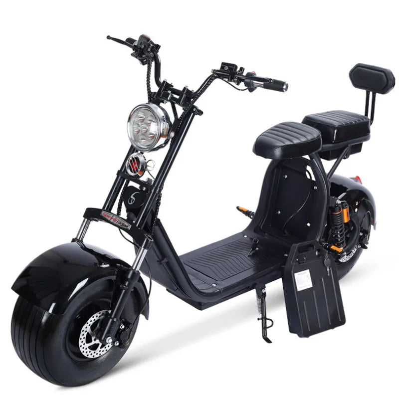 Scooter Électrique Citycoco YIDE – Châssis Acier, 60V 12/20Ah, Batterie Amovible, Full Suspension | 10 Coloris
