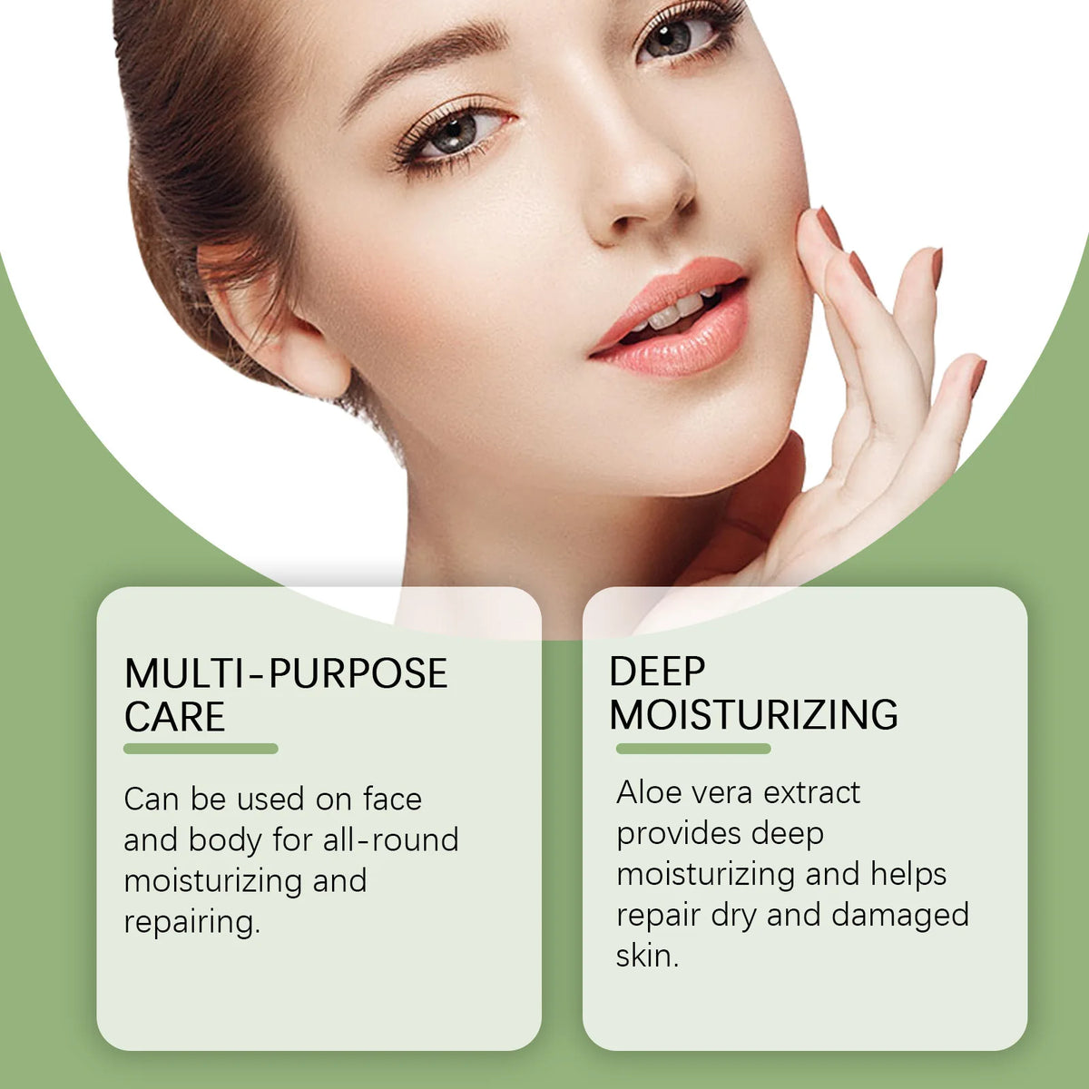 Gel Visage Aloe Vera — Hydratant, Apaisant & Rafraîchissant