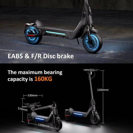 Trottinette Électrique LINKSPORTS 800W 48V 15Ah – Tout-Terrain, Grande Autonomie & Livraison EU