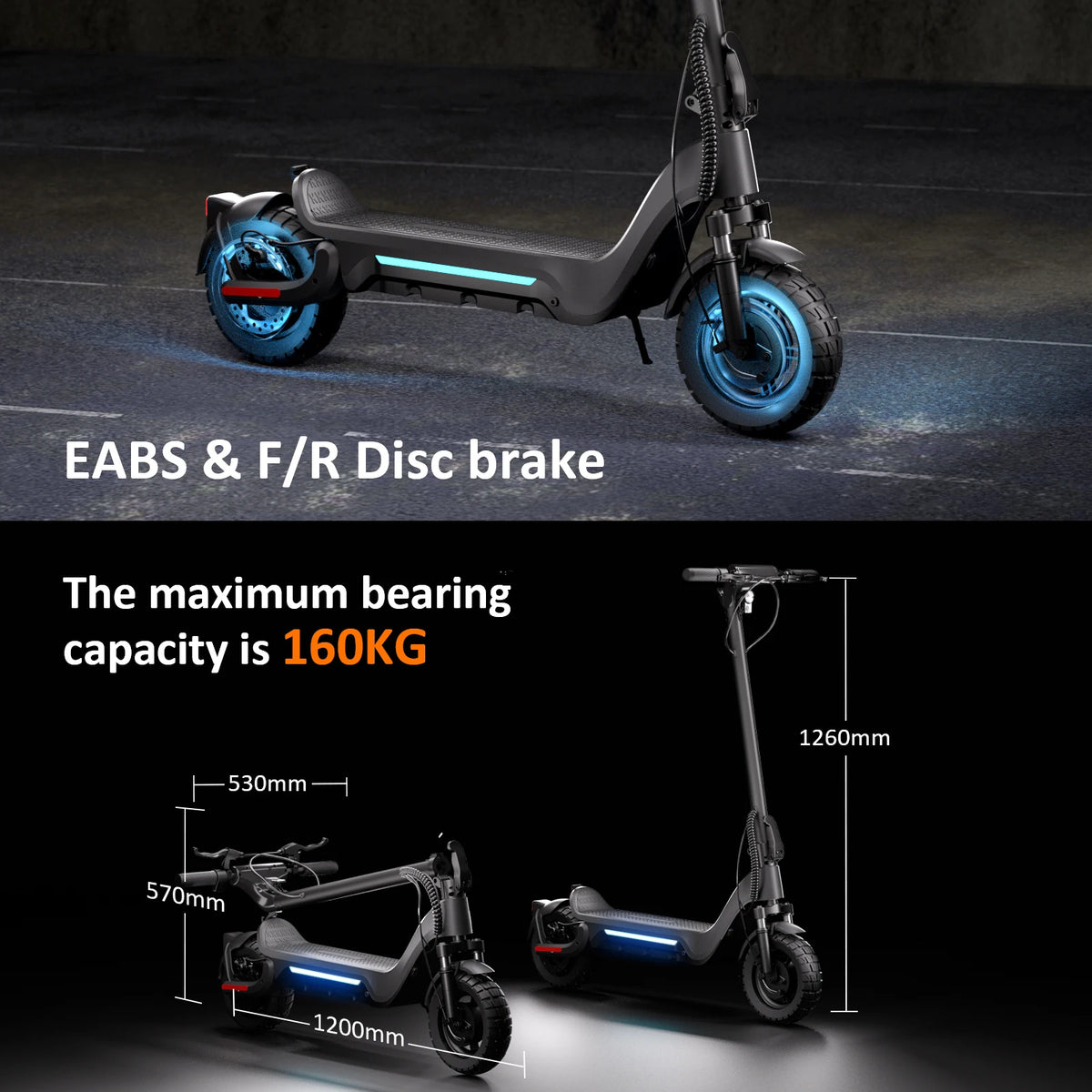Trottinette Électrique LINKSPORTS 800W 48V 15Ah – Tout-Terrain, Grande Autonomie & Livraison EU