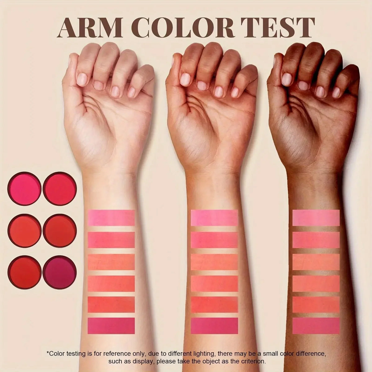 Palette Blush Matte 6 Teintes Waterproof | Romantic Flower | Certifiée CPNP