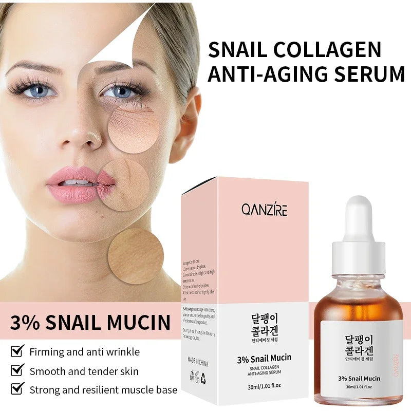Sérum Visage Collagène Coréen – Anti-Rides, Raffermissant & Lissant