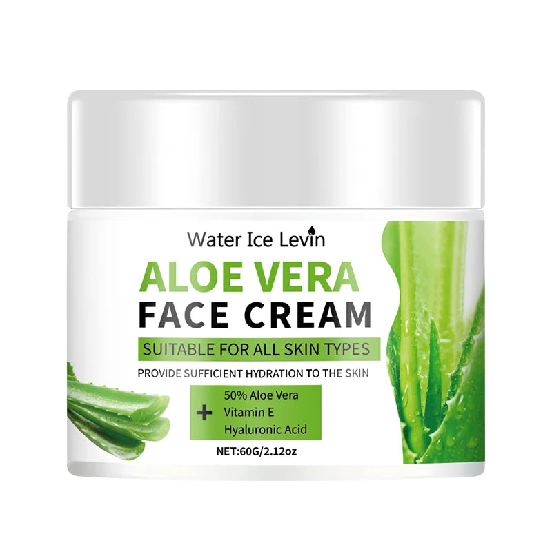 Crème Visage Aloe Vera Hypoallergénique – Acide Hyaluronique & Collagène