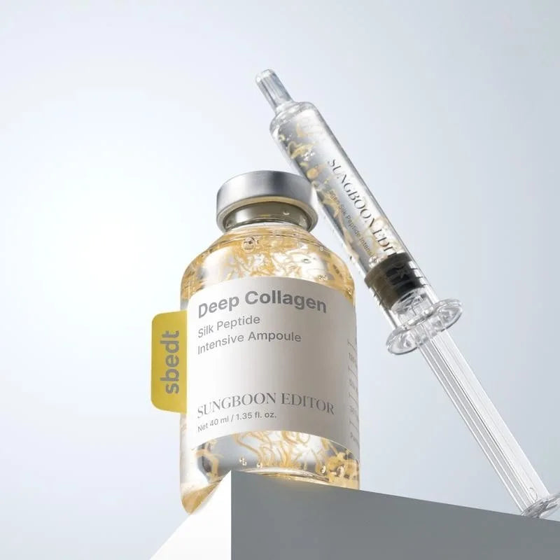 Korean Facial Care Set – Collagen Ampoule, Booster Serum & Retinol Capsule