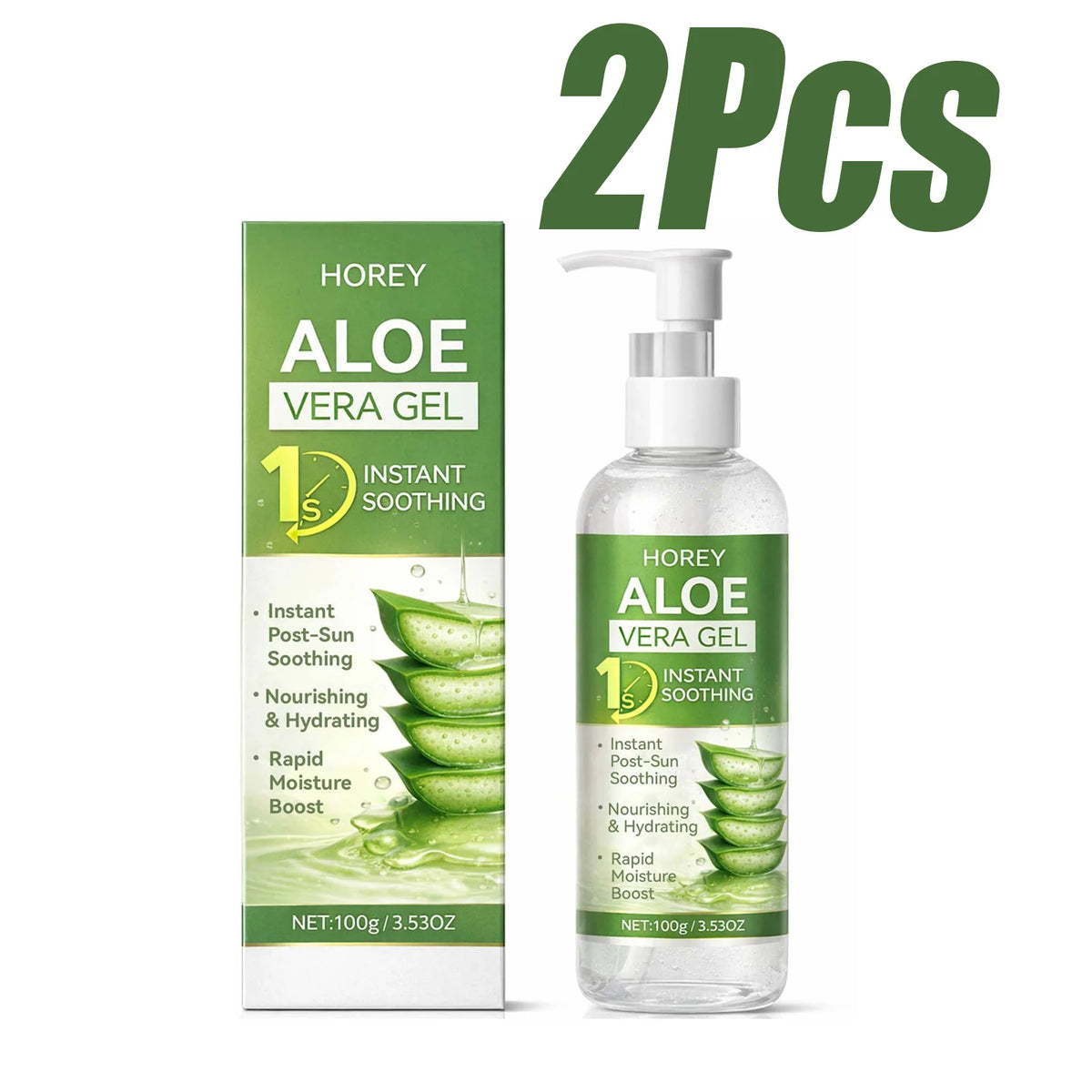 Gel Apaisant à l'Aloe Vera – Hydratation Visage & Corps 100g