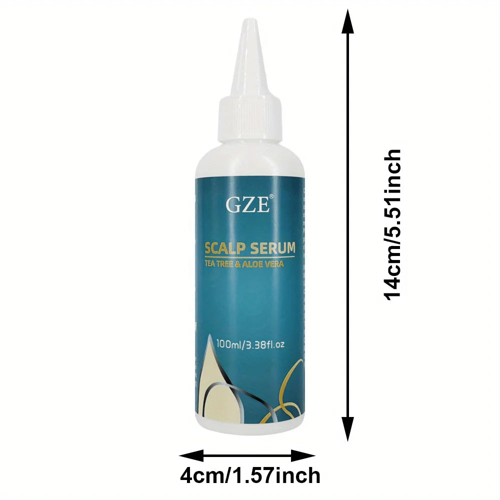Sérum Cuir Chevelu Thé Vert & Aloe Vera – Anti-Pellicules & Hydratant | 100ml
