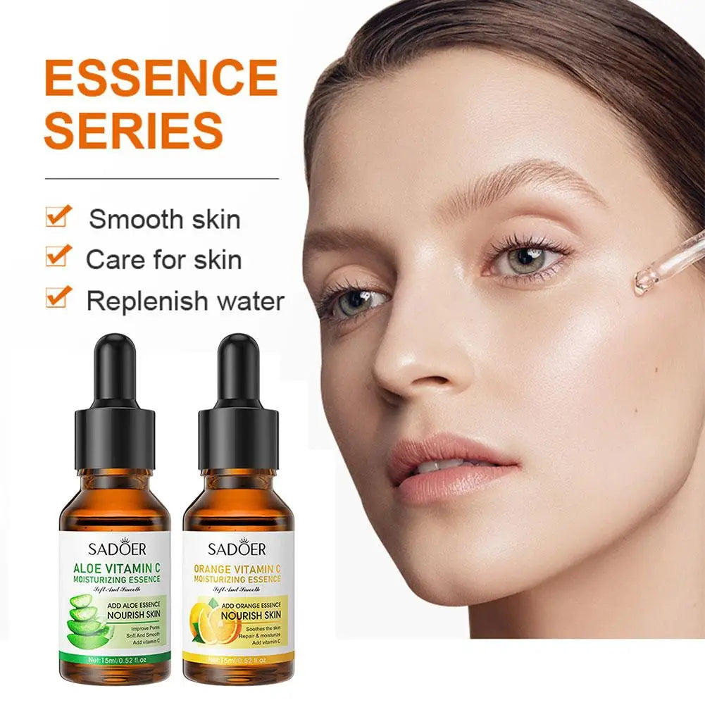 Sérum Visage Aloe Vera & Vitamine C — Hydratant, Éclat & Anti-Âge