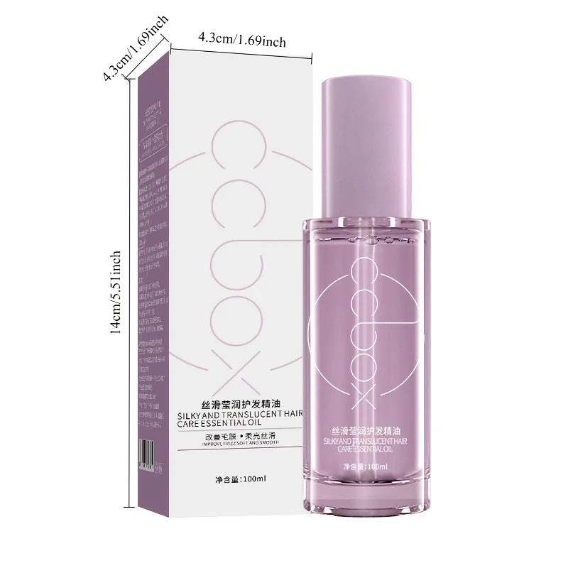 Huile Capillaire Parfumée – Nutrition, Brillance & Douceur 100ml