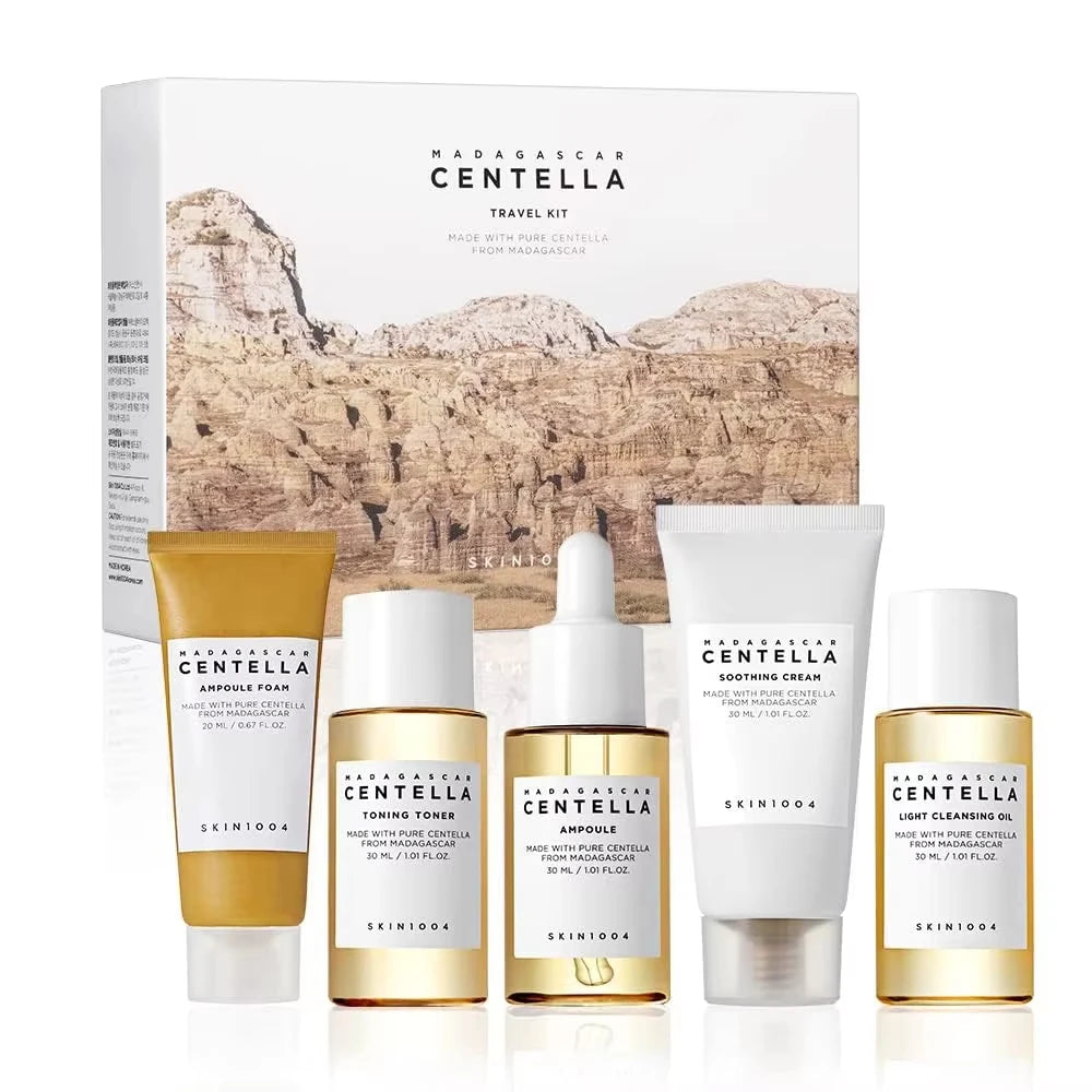 SKIN1004 Kit Voyage Centella Asiatica 5 Pièces – Soin Apaisant Peaux Sensibles