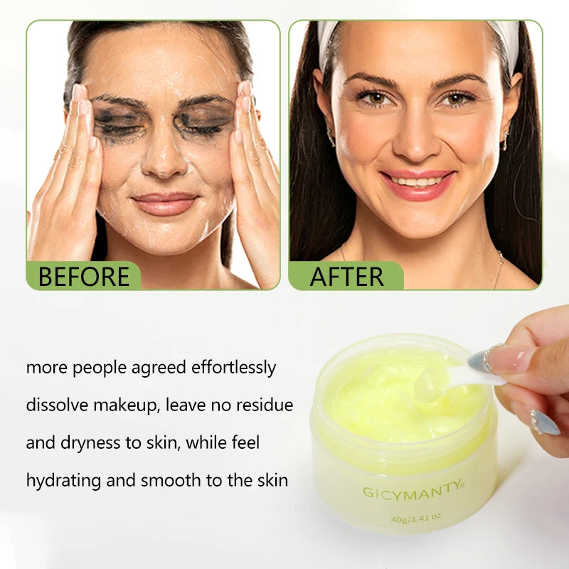 Crème Démaquillante Visage, Yeux & Lèvres – Nettoyage Profond Doux & Non Irritant