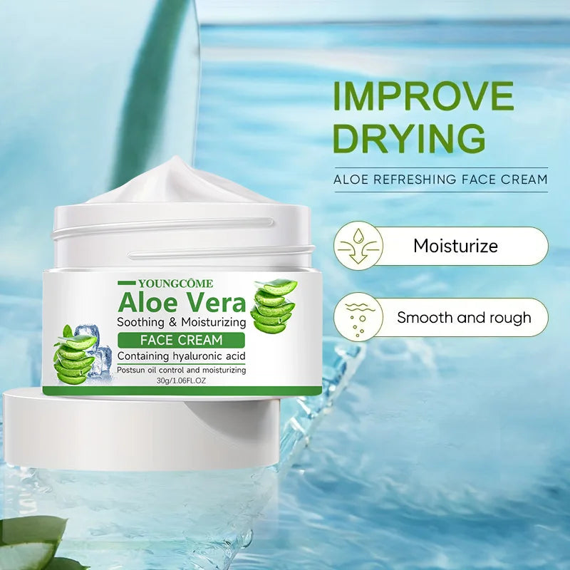 YOUNGCOME Aloe Vera Moisturizing Face Cream – 30g/60g