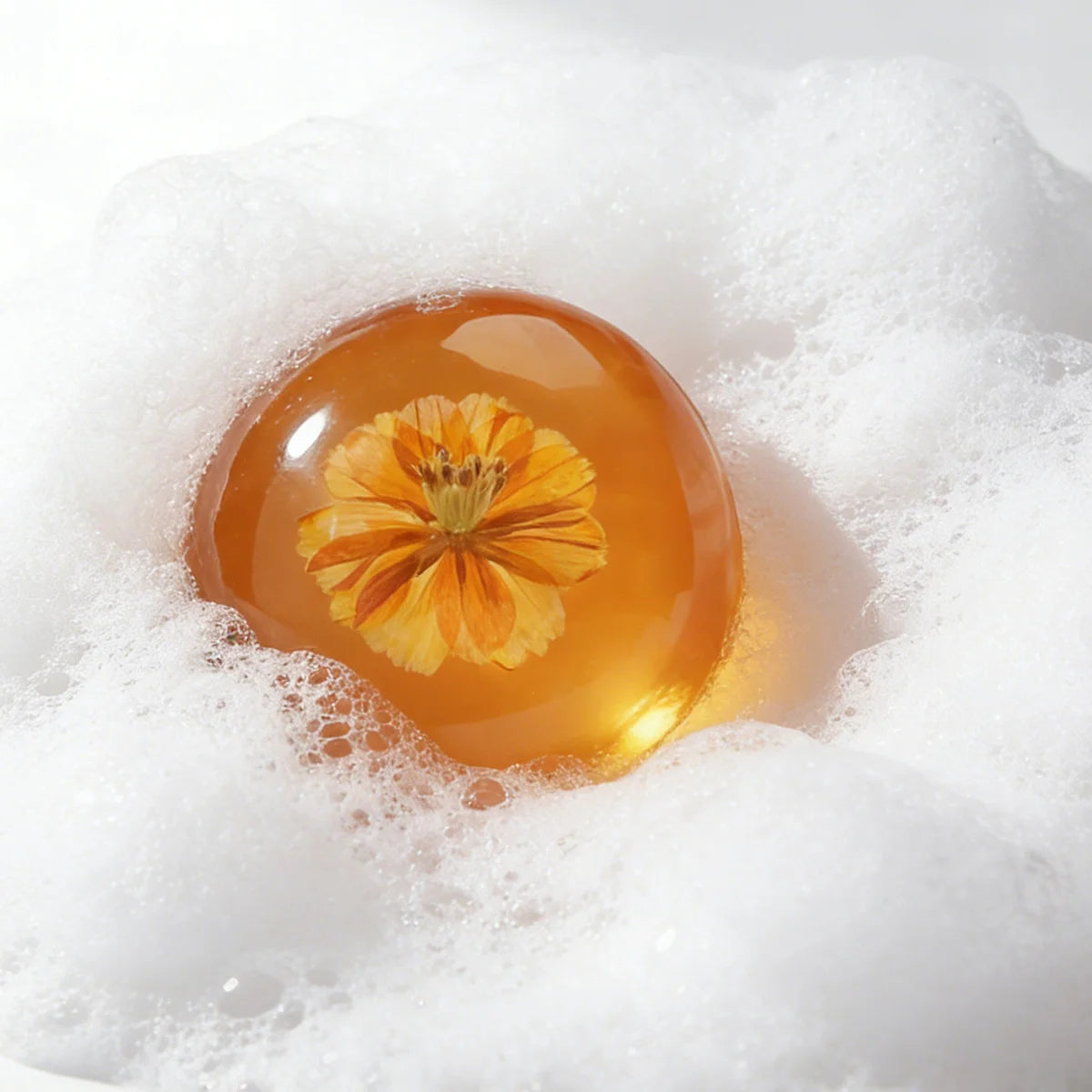 Savon Artisanal Naturel aux Acides Aminés & Huile de Coco – Hydratant & Éclat 80g