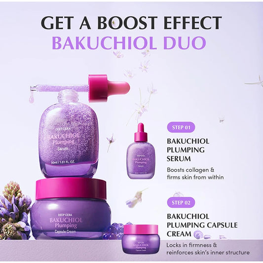 EQQUALBERRY Sérum Vitamine C & Crème Bakuchiol – Raffermissant, Anti-Pores, Peaux Sensibles