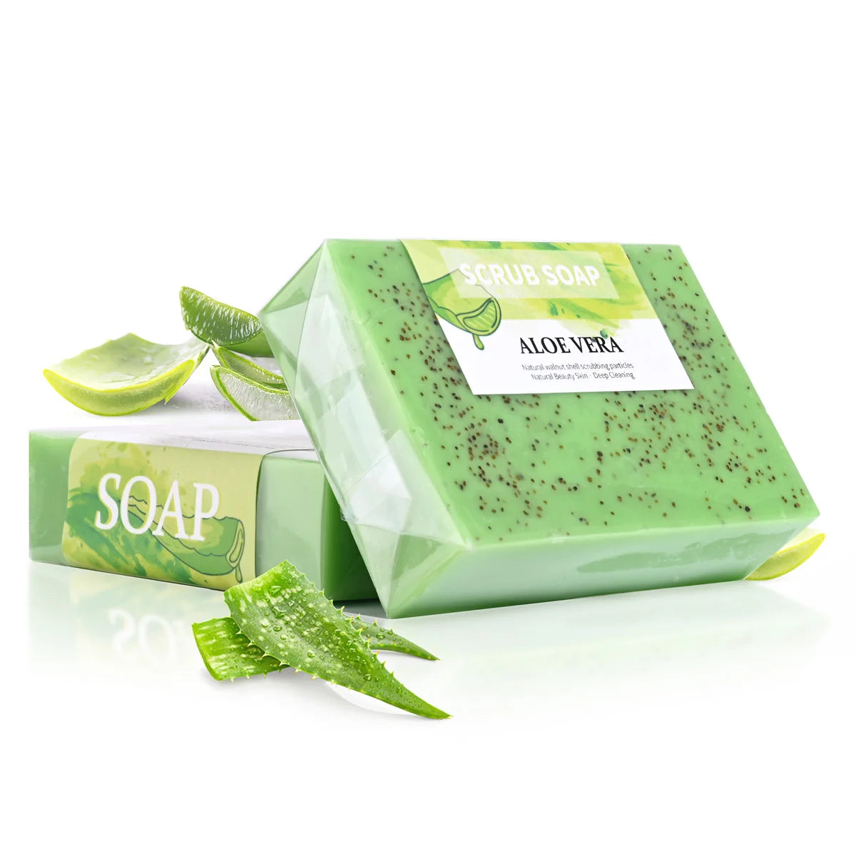 Savon Aloe Vera Bio 100g – Soin Purifiant & Éclat du Teint