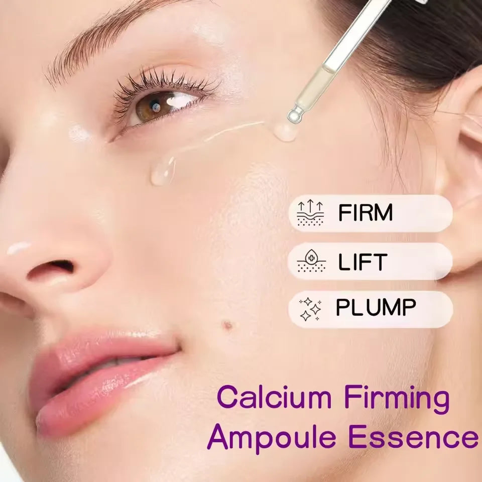 Calcium Anti-Aging Skincare Set – Serum, Cream, Eye Patches & Collagen Balm