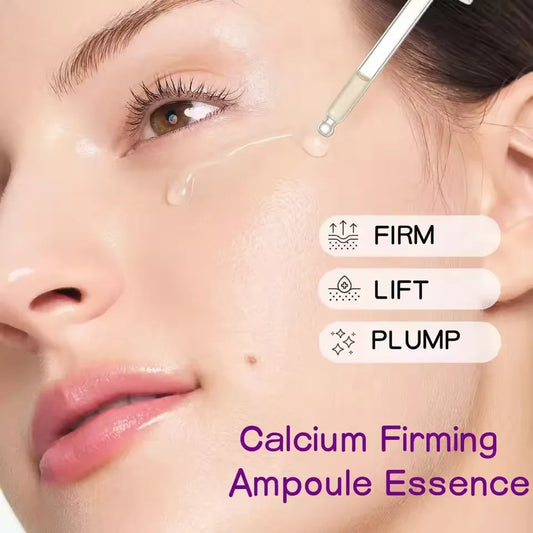 Calcium Anti-Aging Skincare Set – Serum, Cream, Eye Patches & Collagen Balm