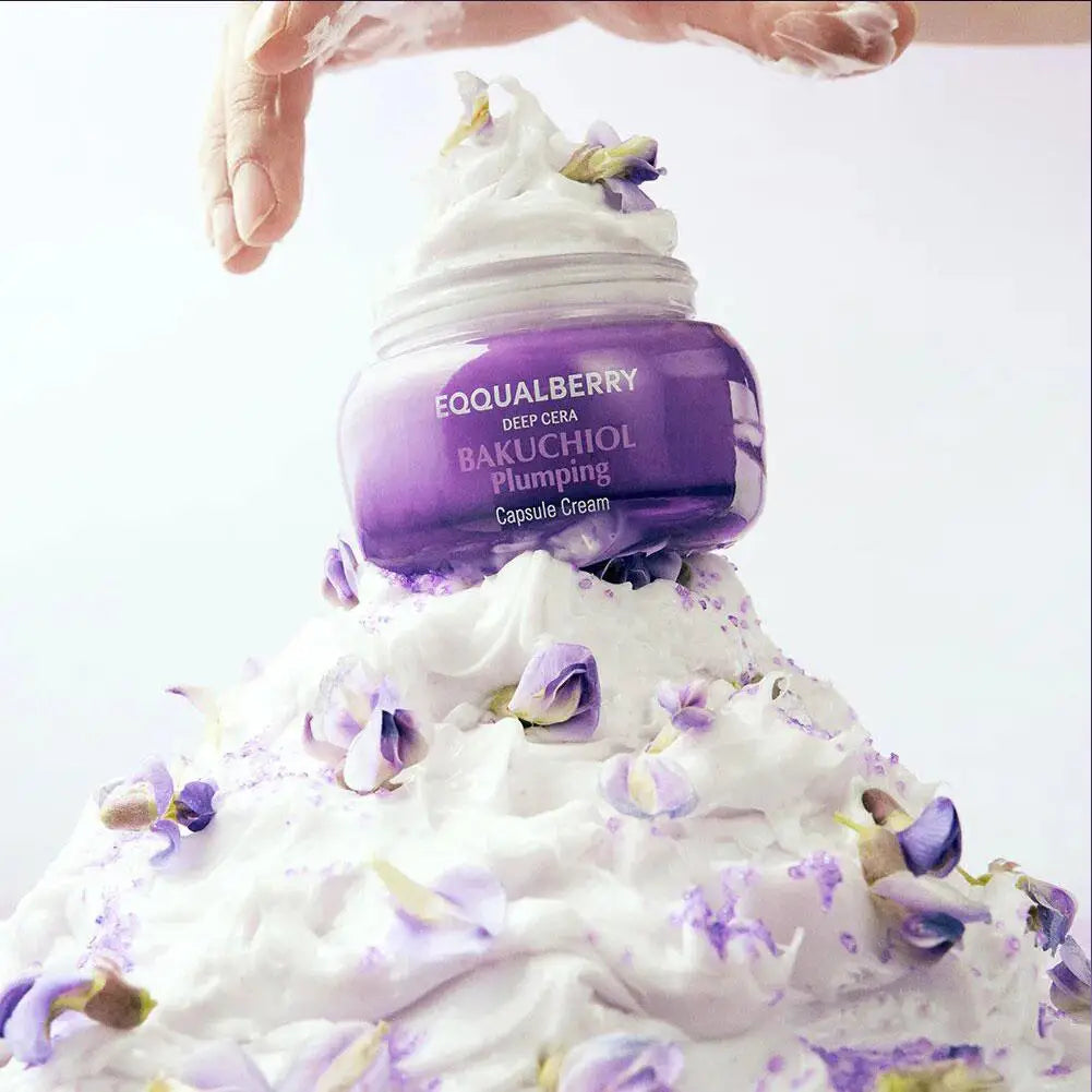 EQQUALBERRY Sérum Vitamine C & Crème Bakuchiol – Raffermissant, Anti-Pores, Peaux Sensibles